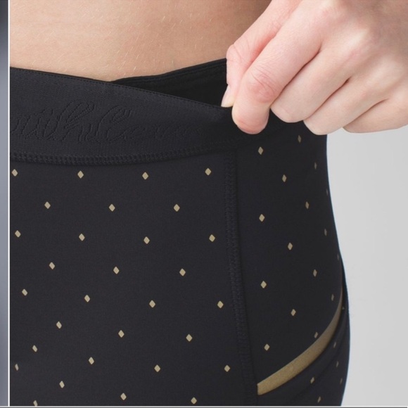 Lululemon What The Sport Mini Biker Short Night Fall Black Multi Size 10 - Picture 6 of 13